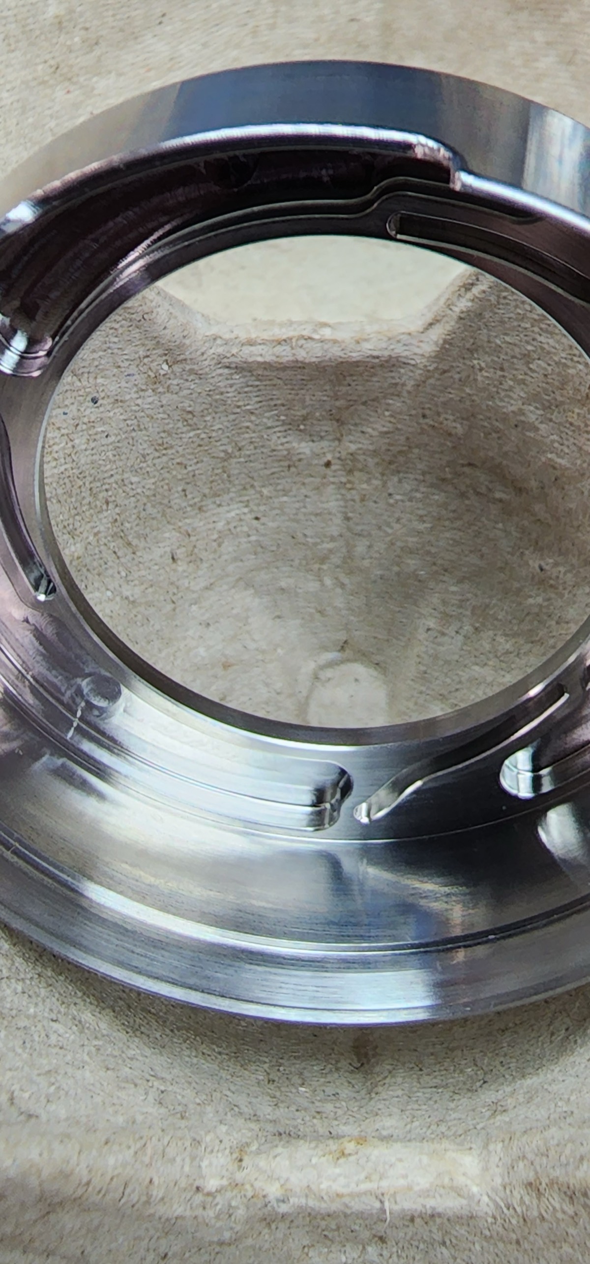 CNC Turned Aluminum Retainer Ring