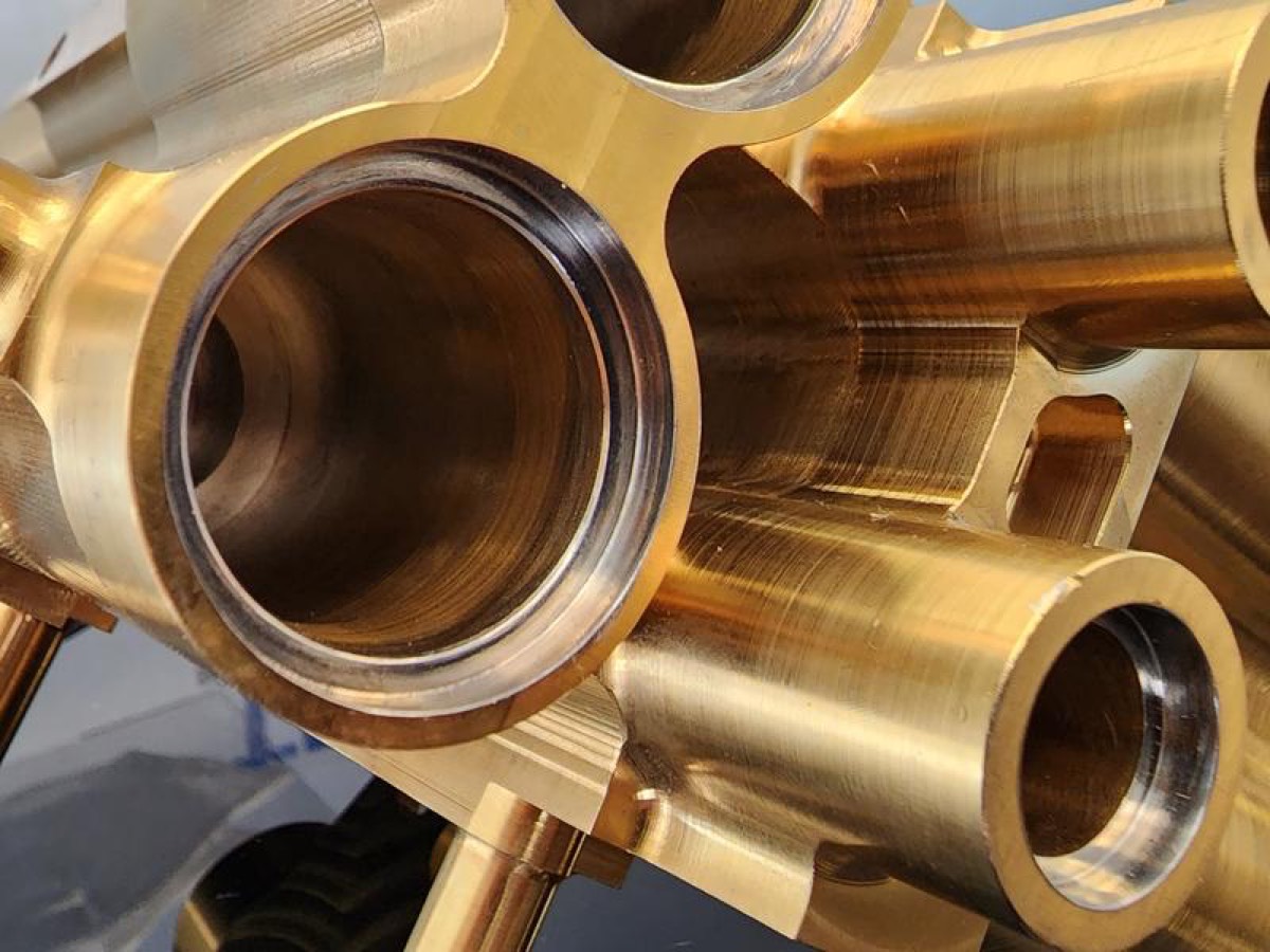 CNC Machined Chemfilmed Aluminum Part