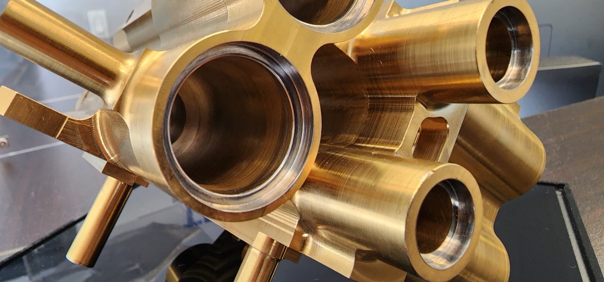 CNC Machined Chemfilmed Aluminum Part